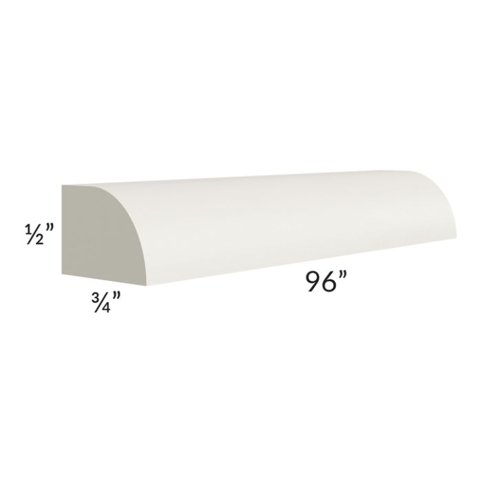 RTA Providence Cream Glaze 96" Shoe Molding Cut Molding in Half (Two 4ft sections)