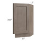 RTA Providence Natural Grey 12" Base Transitional Cabinet (Right)