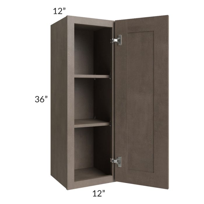 RTA Providence Natural Grey 12" x 36" Wall Cabinet