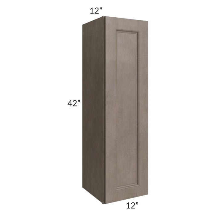 RTA Providence Natural Grey 12" x 42" Wall Cabinet