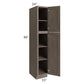 RTA Providence Natural Grey 15" x 84" Wall Pantry