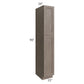 RTA Providence Natural Grey 15" x 90" Wall Pantry