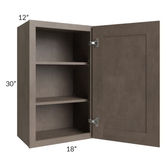 RTA Providence Natural Grey 18" x 30" Wall Cabinet