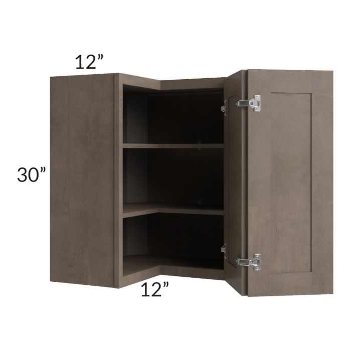 RTA Providence Natural Grey 24" x 30" Wall Corner Unit