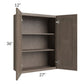RTA Providence Natural Grey 27" x 36" Wall Cabinet