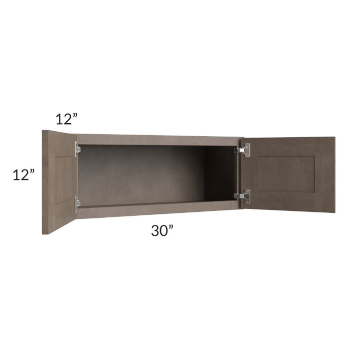RTA Providence Natural Grey 30" x 12" Wall Cabinet