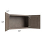 RTA Providence Natural Grey 30" x 18" Wall Cabinet
