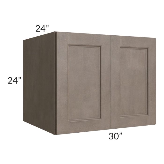 RTA Providence Natural Grey 30" x 24" x 24" Wall Cabinet