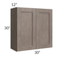 RTA Providence Natural Grey 30" x 30" Wall Cabinet