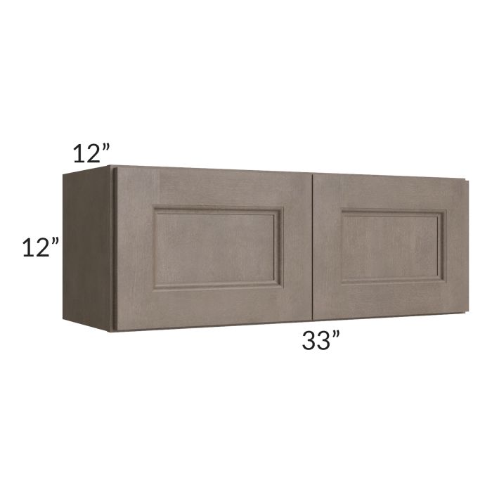 RTA Providence Natural Grey 33" x 12" Wall Cabinet