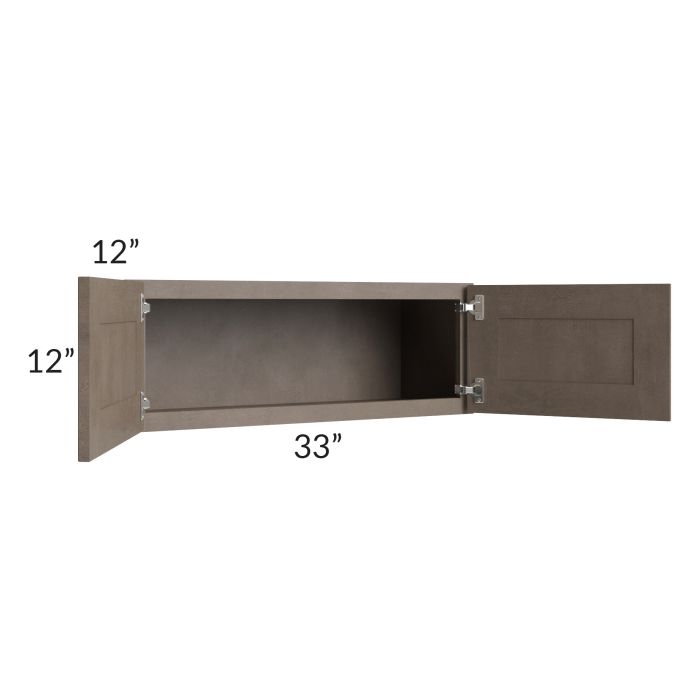 RTA Providence Natural Grey 33" x 12" Wall Cabinet