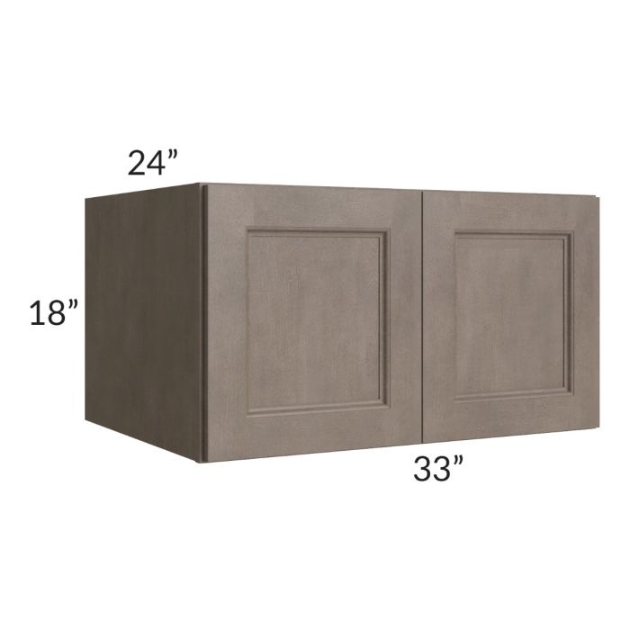 RTA Providence Natural Grey 33" x 18" x 24" Wall Cabinet