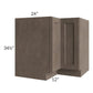 RTA Providence Natural Grey 36" Lazy Susan Base Cabinet