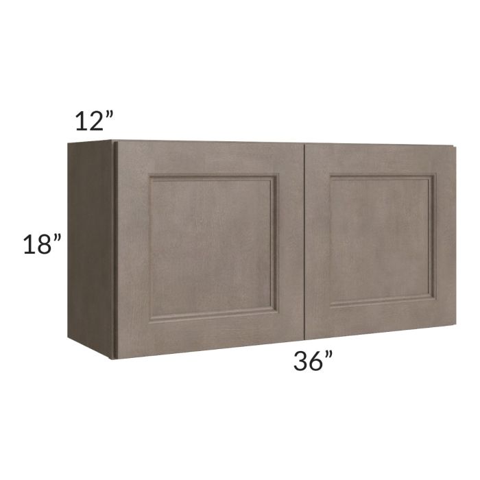 RTA Providence Natural Grey 36" x 18" Wall Cabinet