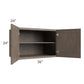 RTA Providence Natural Grey 36" x 24" x 24" Wall Cabinet