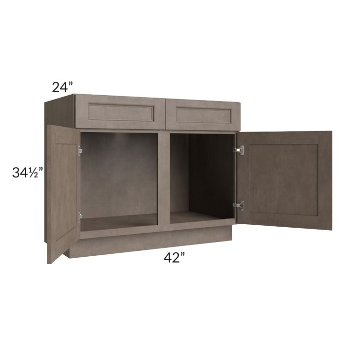 RTA Providence Natural Grey 42" Sink Base Cabinet