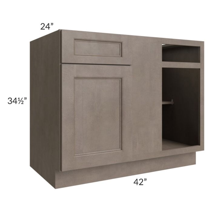 RTA Providence Natural Grey 45"-48" Blind Base Corner Cabinet