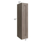 RTA Providence Natural Grey 9" x 42" Wall Cabinet