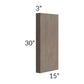 RTA Providence Natural Grey CLW330-TS Wall Column
