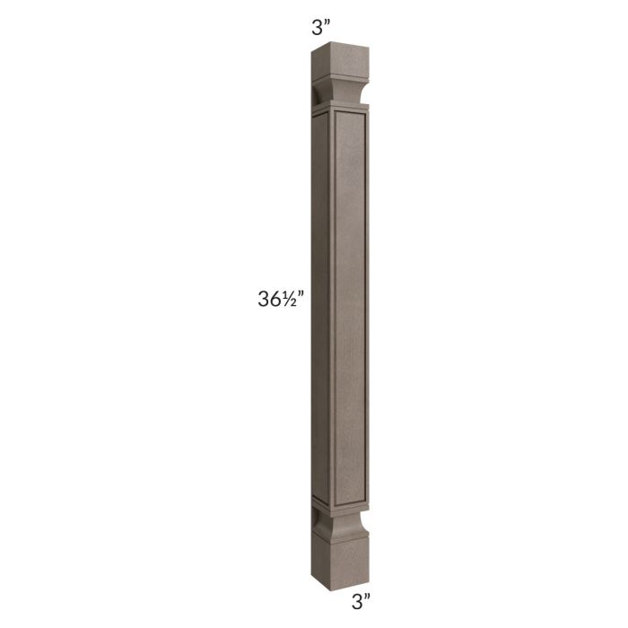 RTA Providence Natural Grey POLE75-B3x3-TS Decorative Half Leg