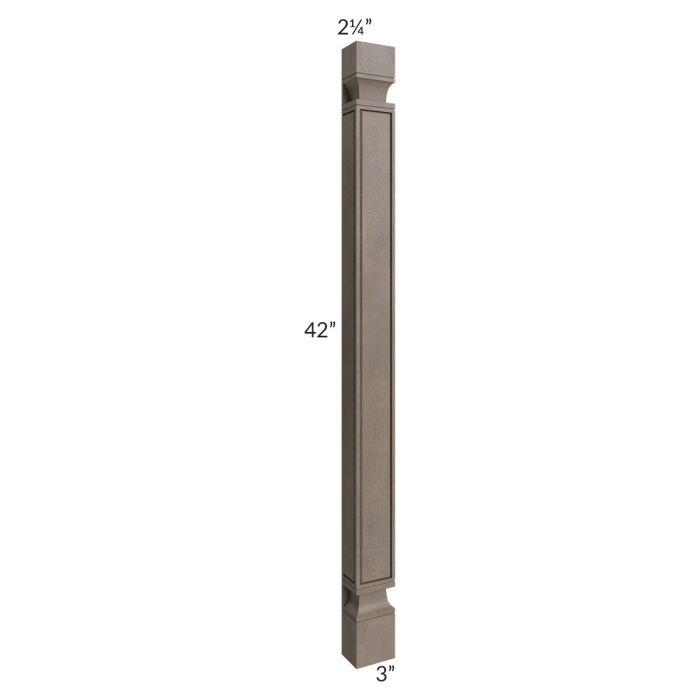 RTA Providence Natural Grey POLE75-W342-TS Decorative Half Leg