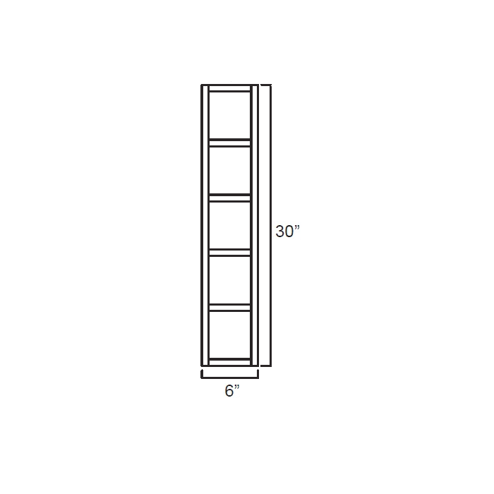 RTA Providence Natural Grey WC630-TS Wall Cube Cabinet