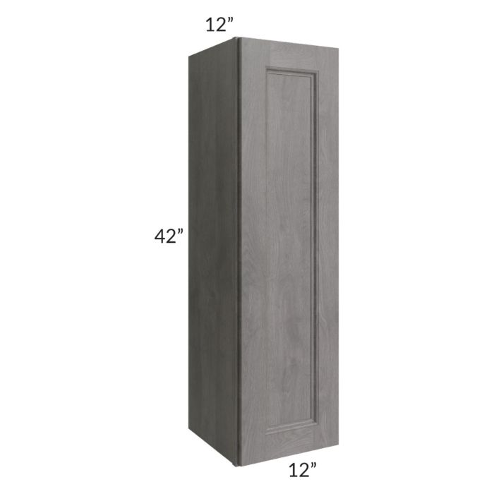 RTA Providence Slate Grey 12" x 42" Wall Cabinet