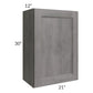 RTA Providence Slate Grey 21" x 30" Wall Cabinet