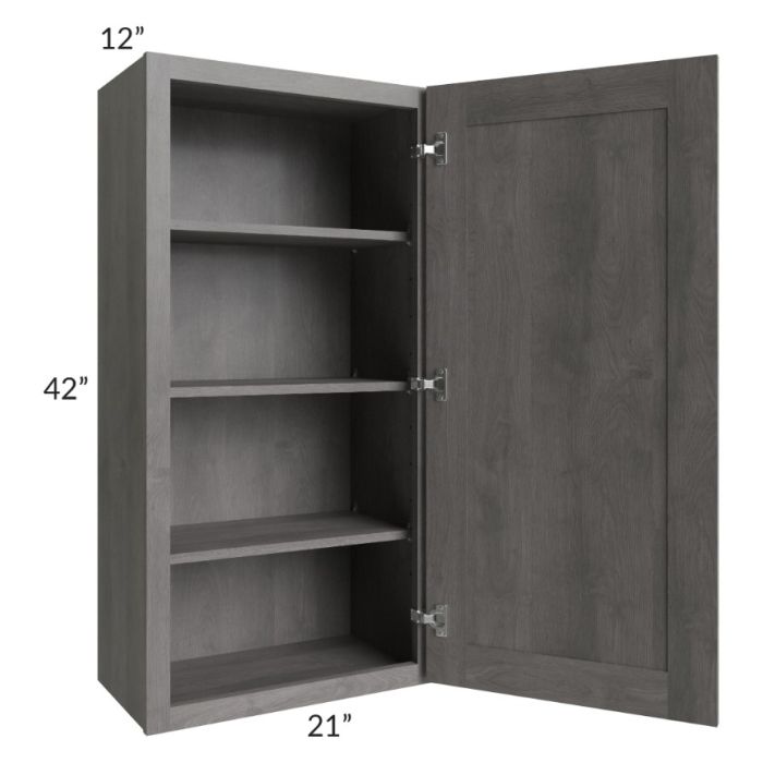RTA Providence Slate Grey 21" x 42" Wall Cabinet