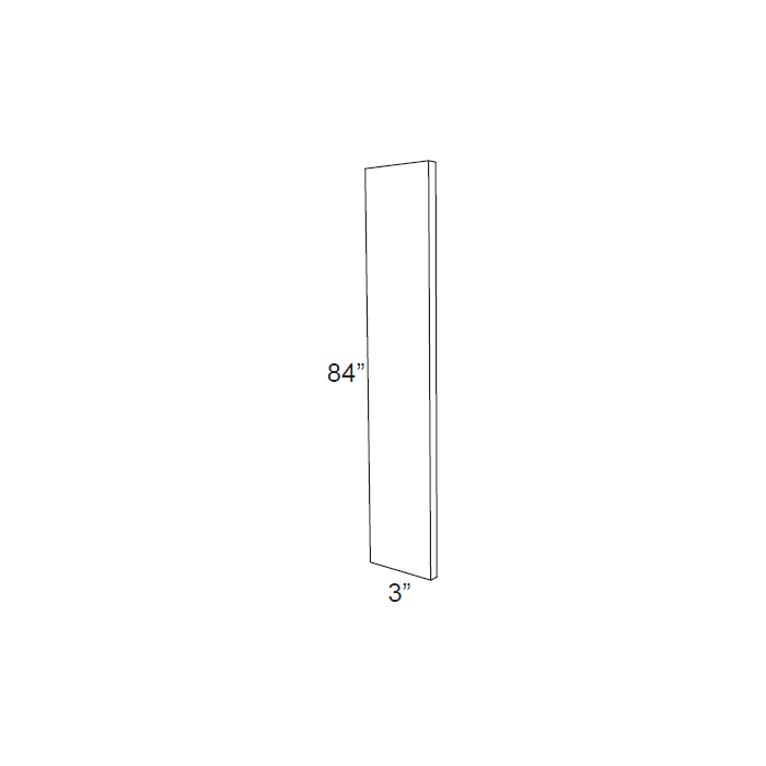 RTA Providence Slate Grey 3" x 84" Wall Filler