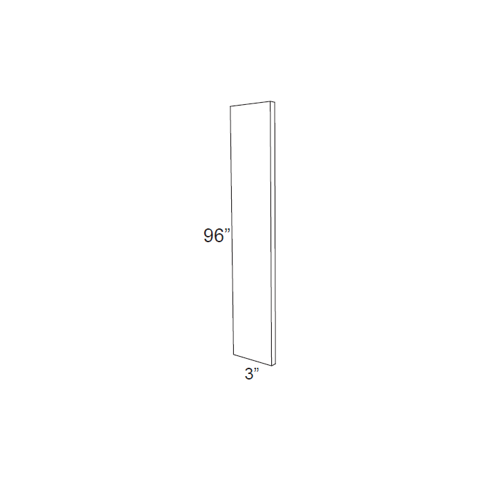 RTA Providence Slate Grey 3" x 96" Wall Filler