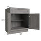 RTA Providence Slate Grey 30" Base Cabinet
