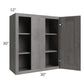 RTA Providence Slate Grey 30" x 30" Blind Wall Cabinet