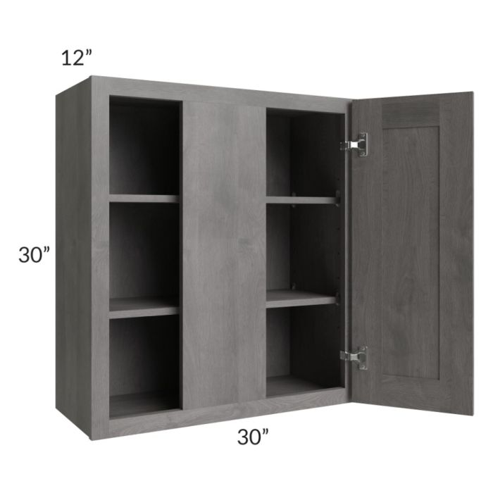 RTA Providence Slate Grey 30" x 30" Blind Wall Cabinet