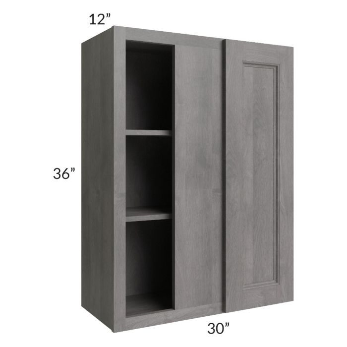 RTA Providence Slate Grey 30" x 36" Blind Wall Cabinet