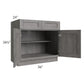 RTA Providence Slate Grey 36" Base Cabinet with 1 Roll Out Tray