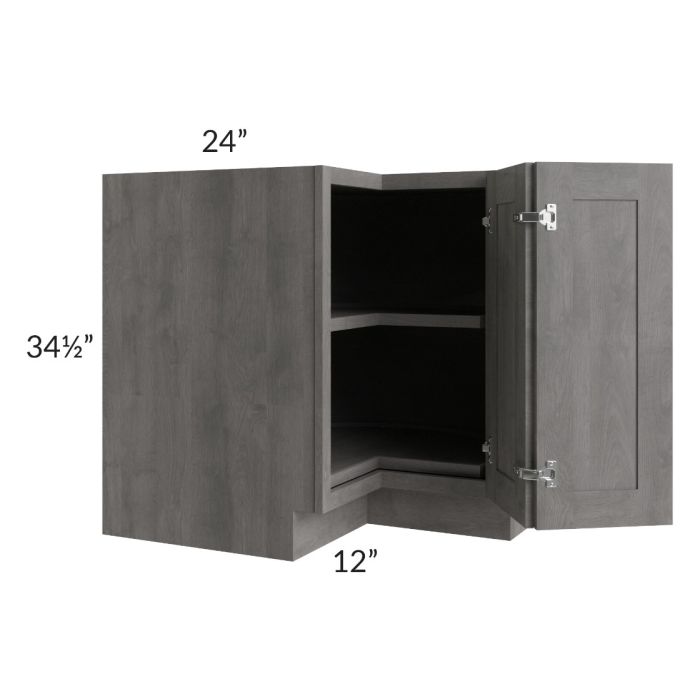 RTA Providence Slate Grey 36" Lazy Susan Base Cabinet