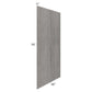 RTA Providence Slate Grey 48" x 96" Finished Back Panel - Cut Molding in Half(Two 4ft sections)