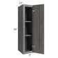 RTA Providence Slate Grey 9" x 36" Wall Cabinet with 1 Decorative End Panel