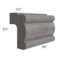 RTA Providence Slate Grey TLRM8-TG 96" Light Rail Molding