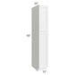 RTA Providence White 15" x 90" Wall Pantry Cabinet with 1 Decorative End Panel and 4 Roll Out Trays