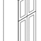 RTA Providence White 24" x 90" Wall Pantry Cabinet with 1 Decorative End Panel and 4 Roll Out Trays