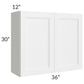 RTA Providence White 36" x 30" Wall Cabinet + GD