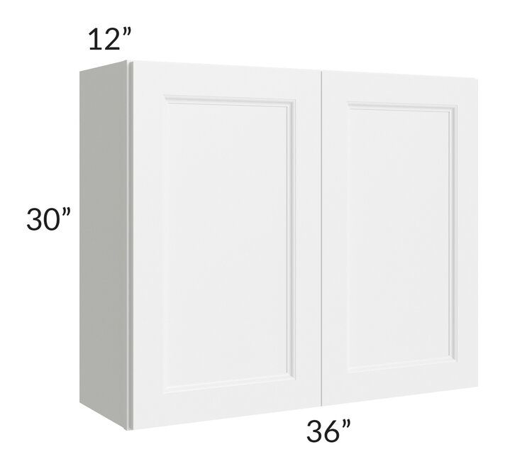 RTA Providence White 36" x 30" Wall Cabinet + GD