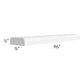 RTA Providence White 96" Batten Molding - Cut Molding into a 5ft and 3ft section