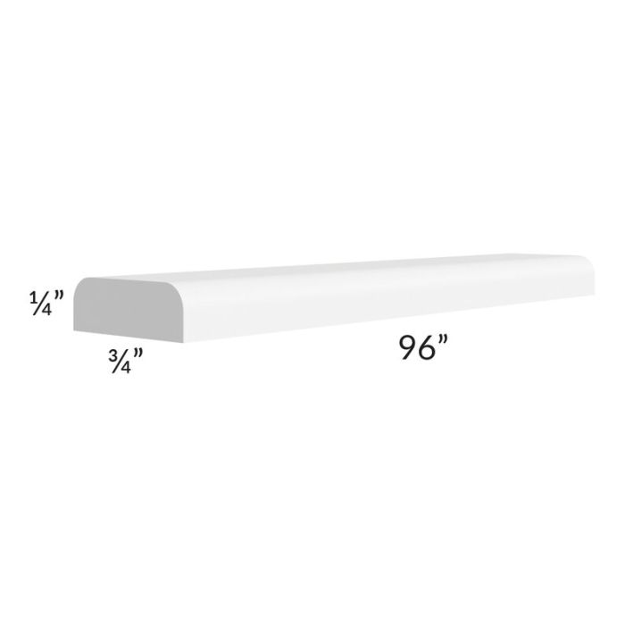 RTA Providence White 96" Batten Molding - Cut Molding into a 5ft and 3ft section