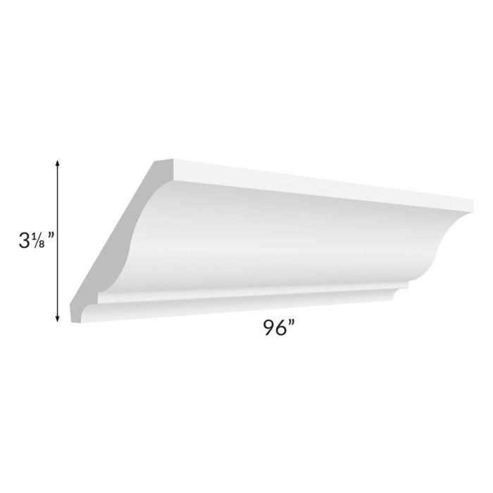 RTA Providence White Crown Molding – Kitchen Oasis