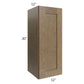 RTA Royal Bronze Shaker 12" x 30" Wall Cabinet with 2 Finished Sides