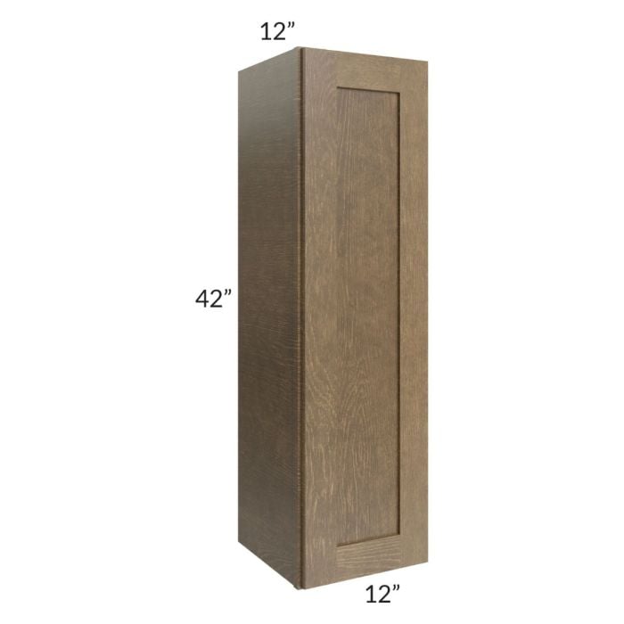 RTA Royal Bronze Shaker 12" x 42" Wall Cabinet