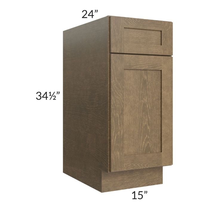 RTA Royal Bronze Shaker 15" Base Cabinet